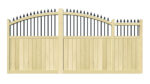 Wooden Sliding Gate - The Woodbridge