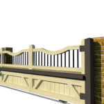 Wooden Sliding Gate - The Woodchurch rear 1