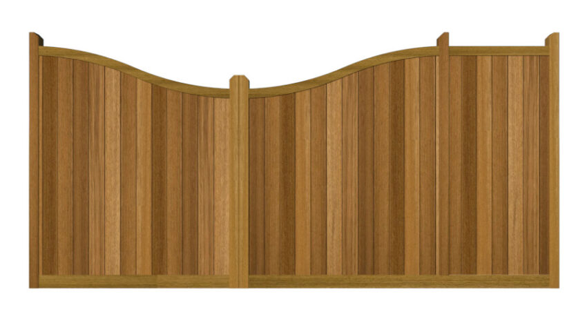Hardwood Sliding Gate - The Cotswold