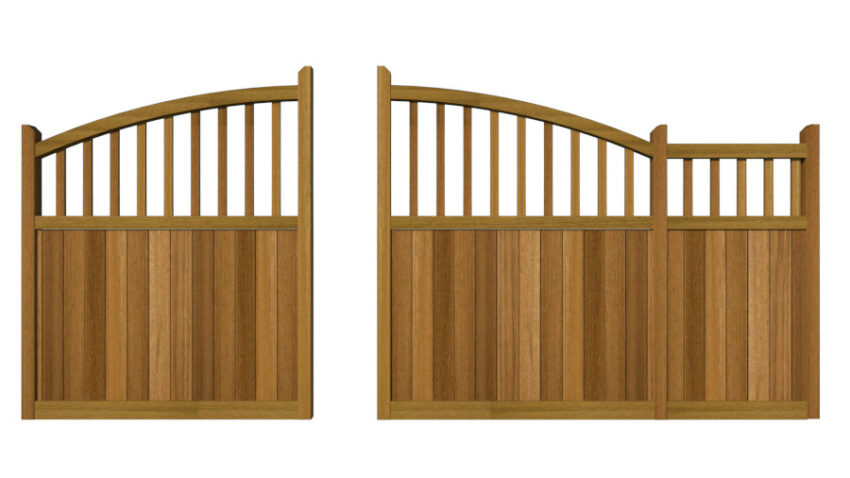 Durham Sliding Hardwood Gate - Image 6