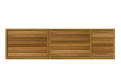 Hardwood Sliding Gate - The Newport Low
