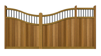 Hardwood Sliding Gate - The Outwood Reverse