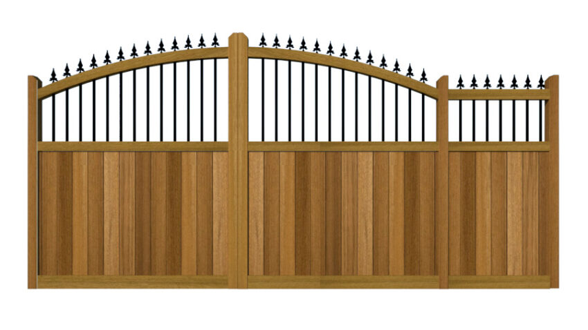 Hardwood Sliding Gate - The Woodbridge