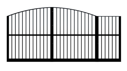 Metal Sliding Gate - The Bude
