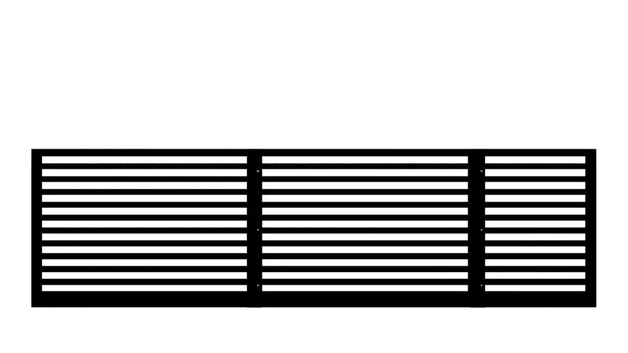 Metal Sliding Gate - The Charlton Low
