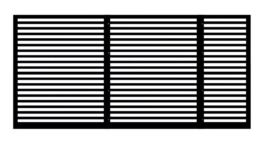 Metal Sliding Gate - The Charlton
