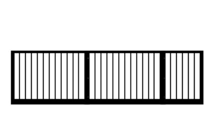 Metal Sliding Gate - The Cheltenham Low