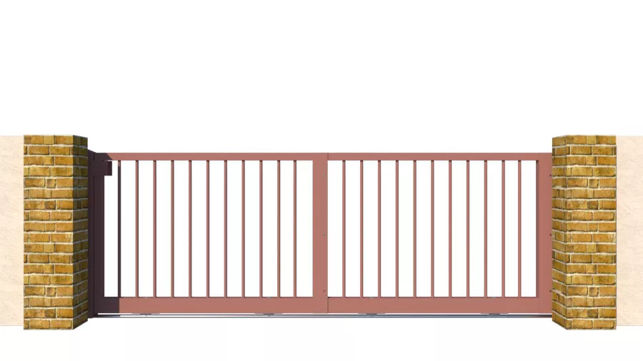 Metal Sliding Gate - The Cheltenham Low - closed