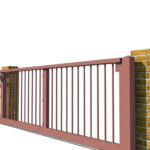 Metal Sliding Gate - The Cheltenham Low - side