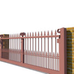 Metal Sliding Gate - The Darlington Low - side