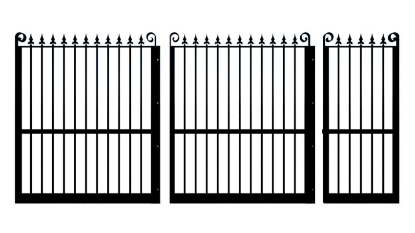 Metal Sliding Gate - The Farnborough - 1