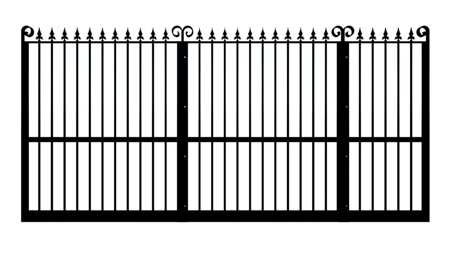 Metal Sliding Gate - The Farnborough