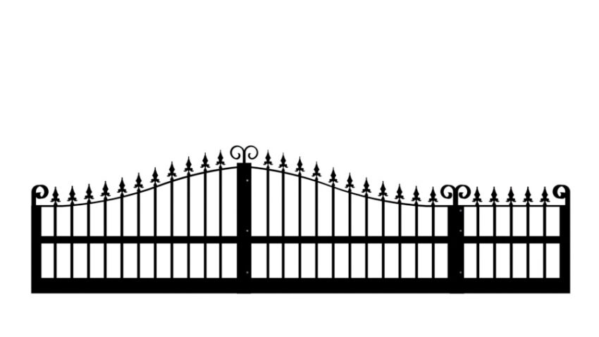 Metal Sliding Gate - The Hartland Low