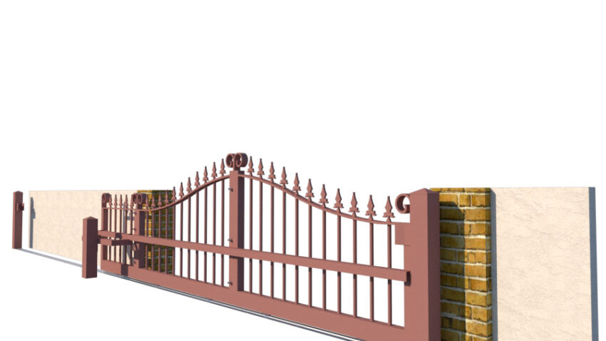 Metal Sliding Gate - The Hartland Low - side