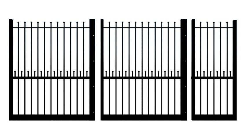 Metal Sliding Gate - The Heathfield - 1