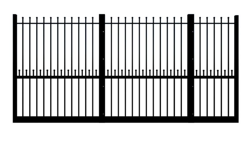 Metal Sliding Gate - The Heathfield