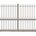 Metal Sliding Gate - The Heathfield - closed