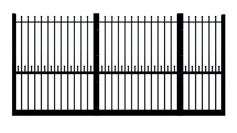 Metal Sliding Gate - The Heathfield