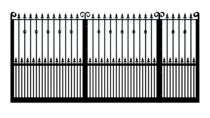 Metal Sliding Gate - The Sheringham