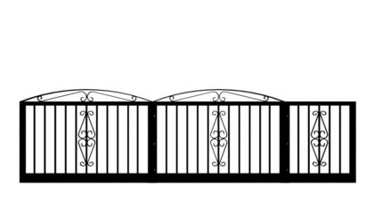 Metal Sliding Gate - The Taunton Low