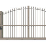 Metal Sliding Gate - The Wycombe - rear