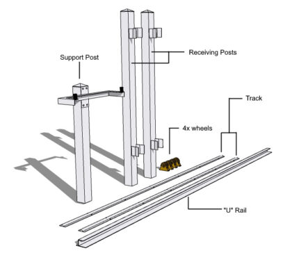 Sliding-gate-set-up-kit-