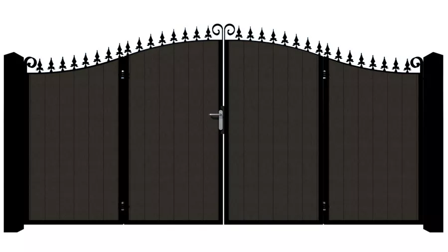 Bi-fold Composite Gates - The Stratford