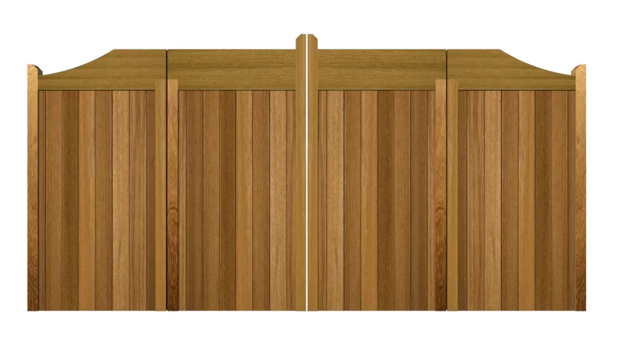 Bi-fold Gates - The Abbeywood - Hardwood