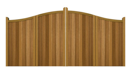 Bi-fold Gates - The Berkshire - Hardwood