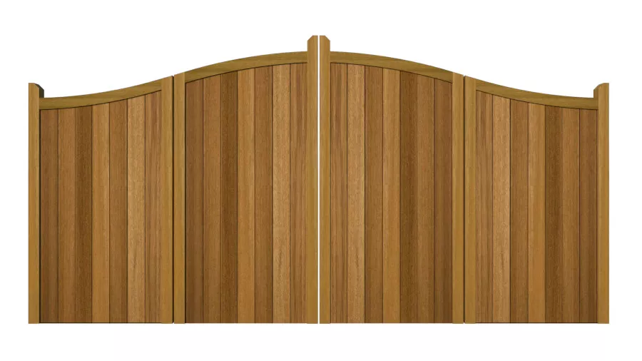 Bi-fold Gates - The Berkshire - Hardwood