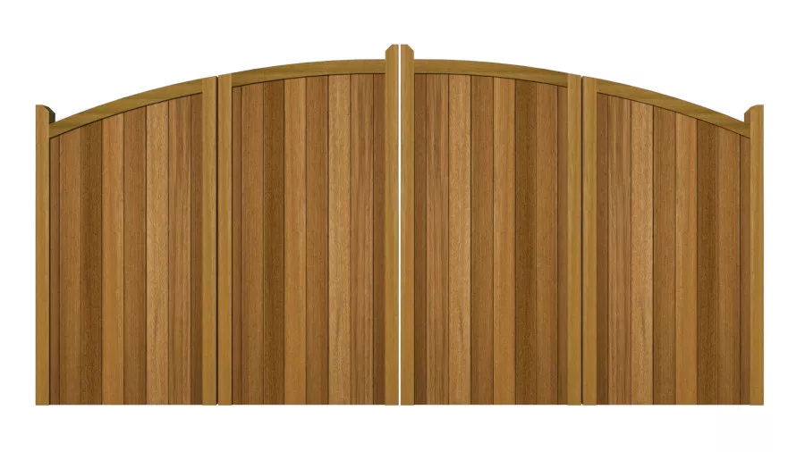 Bi-fold Gates - The Chappelwood - Hardwood