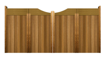 Bi-fold Gates - The Comptonwood - Hardwood
