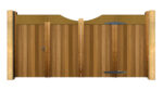 Bi-fold Gates - The Comptonwood - Hardwood - front