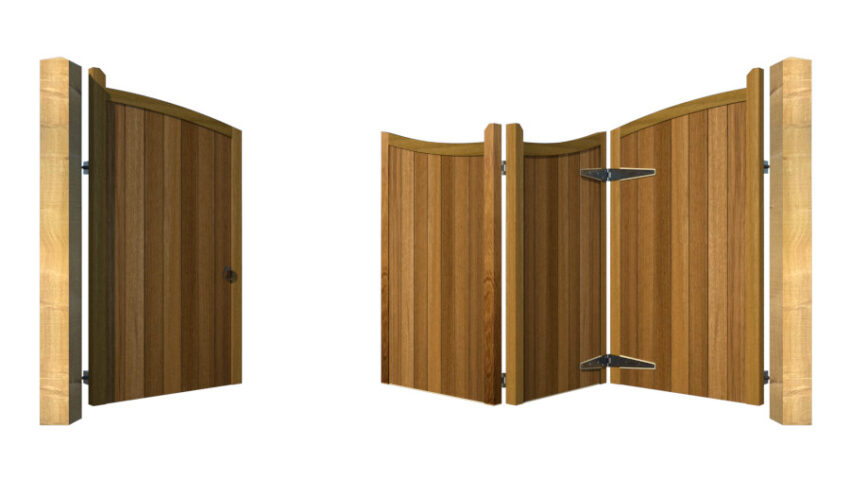 Hardwood Bi-fold Gates, The Cotswold - Image 7