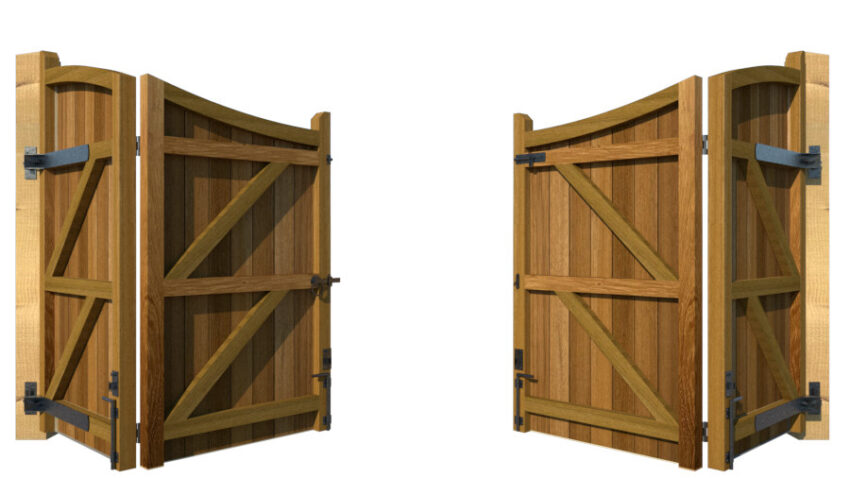 Hardwood Bi-fold Gates, The Cotswold - Image 4