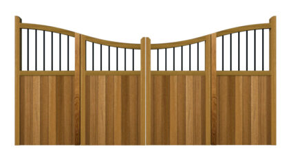 Bi-fold Gates - The Cumbria - Hardwood