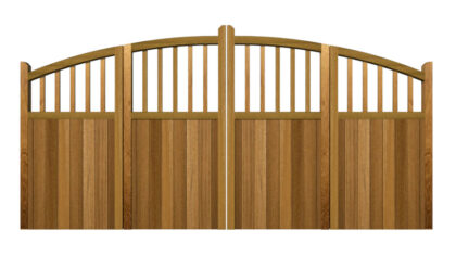 Bi-fold Gates - The Durham - Hardwood
