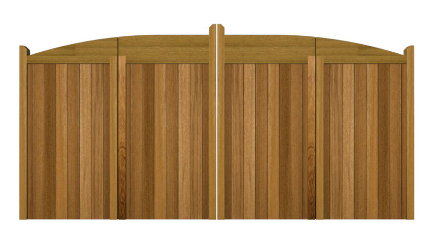 Bi-fold Gates - The Earlswood - Hardwood