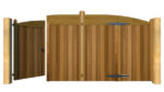 Bi-fold Gates - The Earlswood - Hardwood - front 3+1