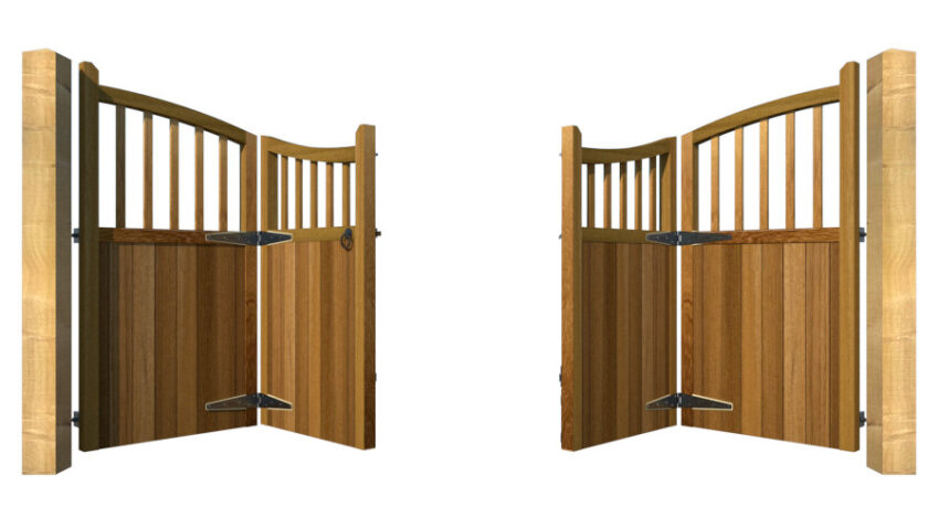 Hardwood Bi-fold Gates, The Heritage - Image 2