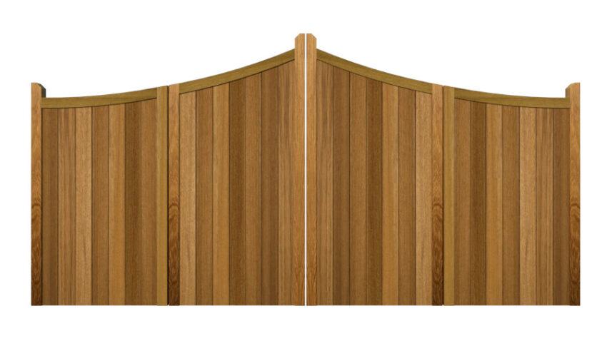 Bi-fold Gates - The Woodberry - Hardwood