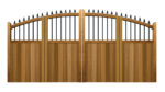 Bi-fold Gates - The Woodbridge - Hardwood