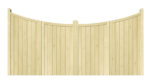Wooden Bi-fold Driveway Gates - The Hazelwood
