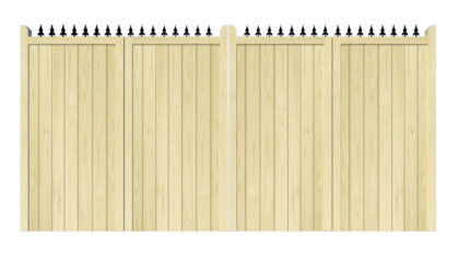 Wooden Bi-fold Driveway Gates - The London