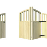 Wooden Bi-fold Driveway Gates - The Torbay -1