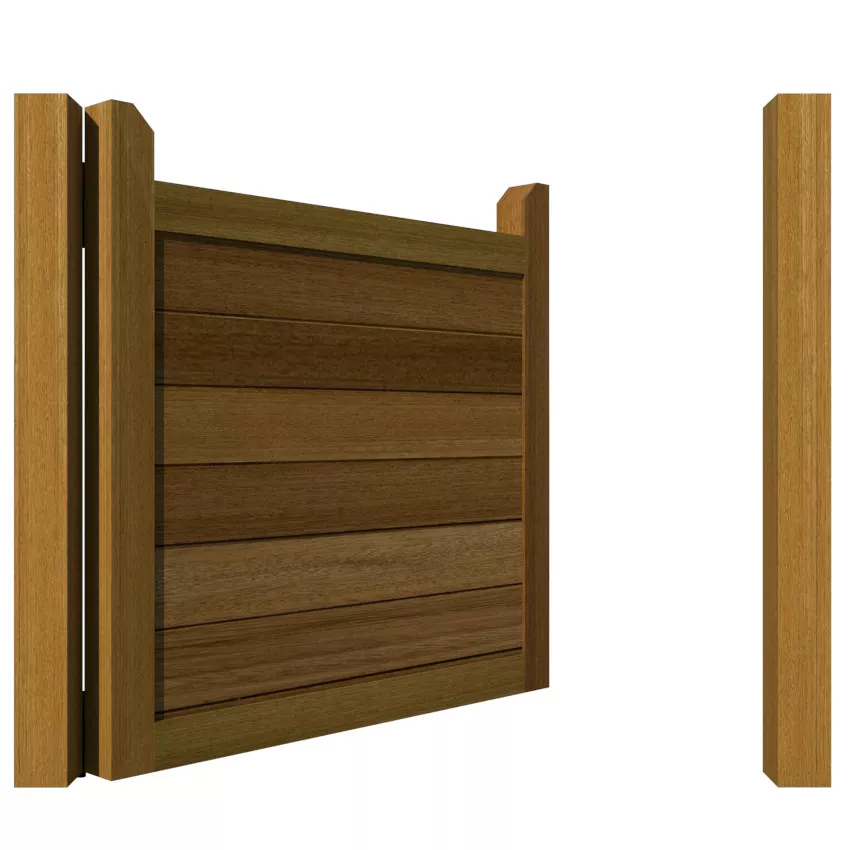Hardwood Garden Gate - The Derby - open
