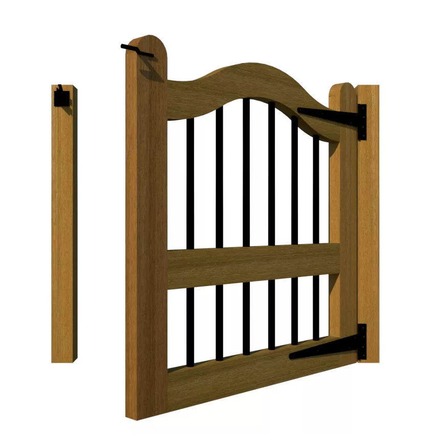 Garden Gates - The Bodmin - rear