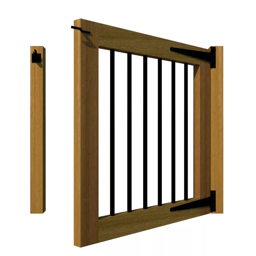 Garden Gates - The Ivybridge - rear