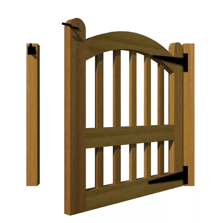 Garden Gates - The Rye - rear