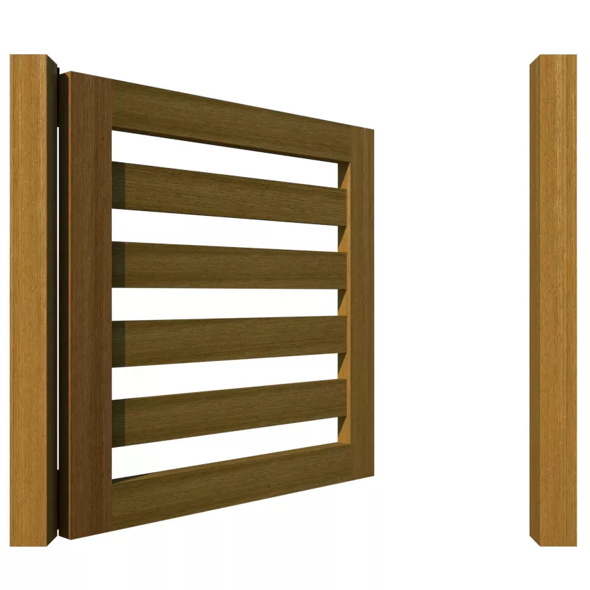 Garden Gates - The Salcombe - open